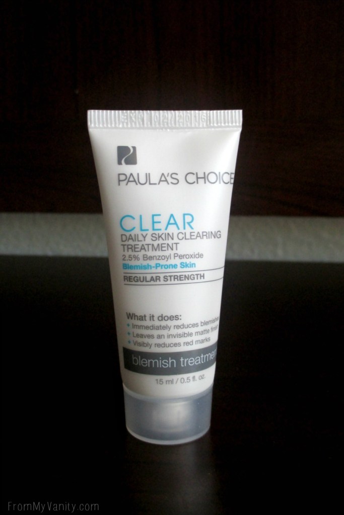This blemish treatment from Paula's Choice helped clear up my skin!